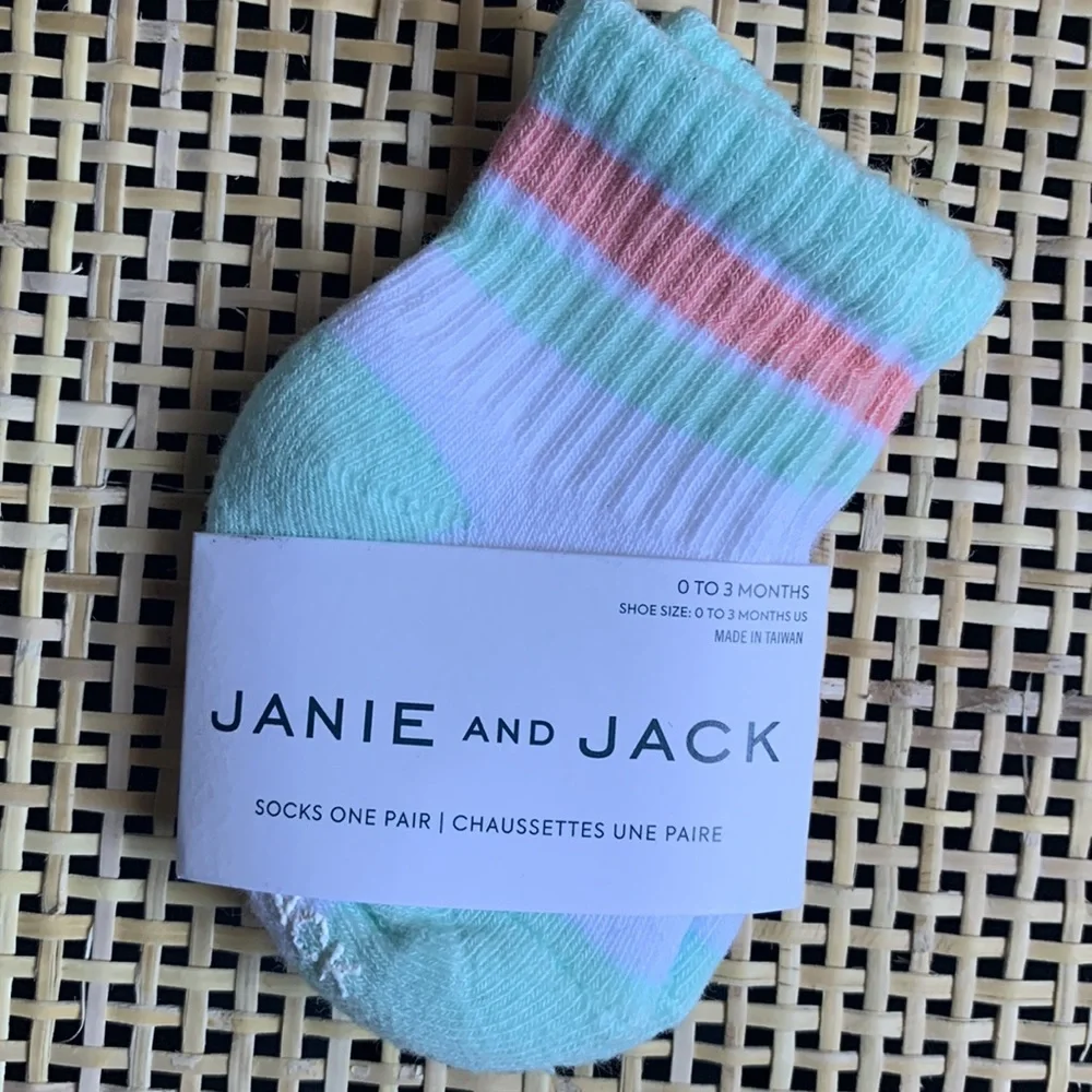 Janie and Jack Baby Girl Bundle 5 Pair of Socks
